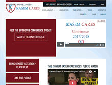 Tablet Screenshot of kasemcares.org